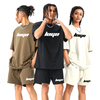 Customized Printed T Shirt Short Set