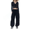Customized Printed Women's Cargo Pant
